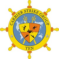 Vector clipart: U.S. Carrier Group Strike 10 (CSG 10), emblem