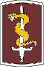 Vector clipart: U.S. Army 30th Medical Command, combat service identification badge