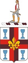 U.S. Army 439th Medical Battalion, герб - векторное изображение