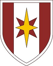 U.S. Army 44th Medical Command, нарукавный знак - векторное изображение