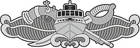 U.S. Navy special warfare combatant-craft crewmen (SWCC), insignia - векторное изображение