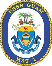 U.S. Navy USNS Guam (HST 1), crest