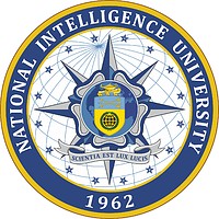 U.S. National Intelligence University, emblem - vector image