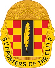 Векторный клипарт: U.S. Army 264th Maintenance Battalion, эмблема (знак различия)