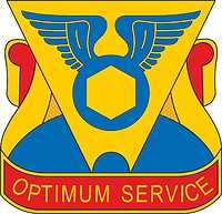 U.S. Army 302nd Maintenance Battalionv, эмблема (знак различия) - векторное изображение