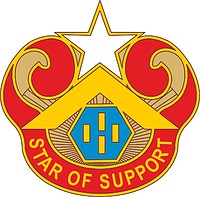 Векторный клипарт: U.S. Army 694th Maintenance Battalion, эмблема (знак различия)