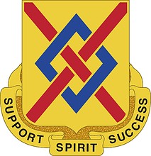 Векторный клипарт: U.S. Army 39th Support Battalion, эмблема (знак различия)