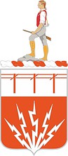 U.S. Army 35th Signal Battalion, герб - векторное изображение