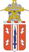 U.S. Army 44th Signal Battalion, герб - векторное изображение