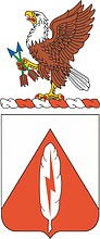 U.S. Army 501st Signal Battalion, coat of arms - vector image