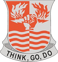 U.S. Army 504th Signal Battalion, distinctive unit insignia - vector image