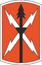 Векторный клипарт: U.S. Army 516th Signal Brigade, нарукавный знак