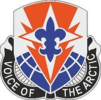 Векторный клипарт: U.S. Army 59th Signal Battalion, эмблема (знак различия)