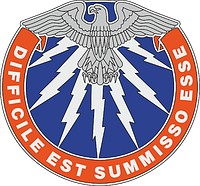 U.S. Army 7th Signal Command, эмблема (знак различия) - векторное изображение