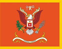 U.S. Army Signal Corps, Regimental Colours (flag) - vector image