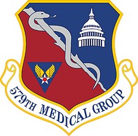 U.S. Air Force 579th Medical Group, эмблема