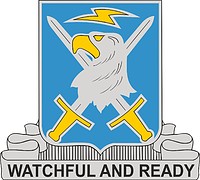 Векторный клипарт: U.S. Army 104th Military Intelligence Battalion, эмблема (знак различия)