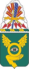 Vector clipart: U.S. Army 1st Military Intelligence Battalion, coat of arms