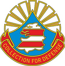 Векторный клипарт: U.S. Army 206th Military Intelligence Battalion, эмблема (знак различия)
