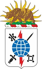 U.S. Army 223rd Military Intelligence Battalion, герб - векторное изображение