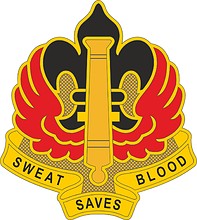 Vector clipart: U.S. Army 18th Fires Brigade, distinctive unit insignia