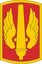Vector clipart: U.S. Army 18th Fires Brigade, shoulder sleeve insignia