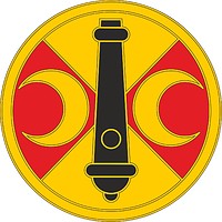 Vector clipart: U.S. Army 210th Fires Brigade, combat service identification badge