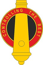 Векторный клипарт: U.S. Army 210th Fires Brigade, эмблема (знак различия)