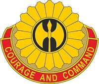 U.S. Army 212th Fires Brigade, эмблема (знак различия) - векторное изображение