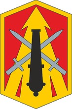 Векторный клипарт: U.S. Army 214th Fires Brigade, нарукавный знак