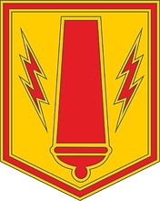 Vector clipart: U.S. Army 41st Fires Brigade, combat service identification badge
