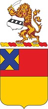 Vector clipart: U.S. Army 166th Regiment, coat of arms