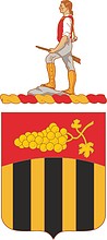 Vector clipart: U.S. Army 76th Regiment, coat of arms