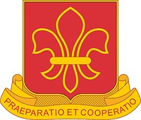 Векторный клипарт: U.S. Army 85th Regiment, эмблема (знак различия)