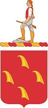 U.S. Army 95th Regiment, герб - векторное изображение