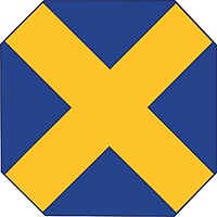 U.S. Army 14th Infantry Division, shoulder sleeve insignia - vector image