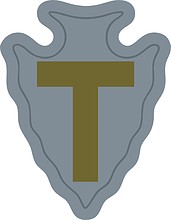 U.S. Army 36th Infantry Division, shoulder sleeve insignia - vector image