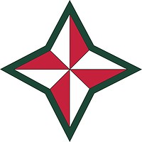 Векторный клипарт: U.S. Army 48th Infantry Division, нарукавный знак