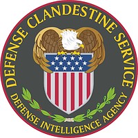 Векторный клипарт: U.S. DIA Defense Clandestine Service (DCS), печать