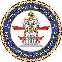 U.S. NATTC Naval Branch Health Clinic, эмблема - векторное изображение