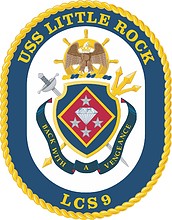 U.S. Navy USS Little Rock (LCS 9), crest