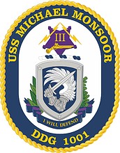 U.S. Navy USS Michael Monsoor (DDG 1001), crest