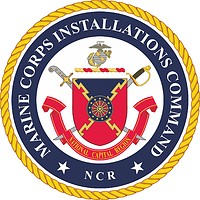 Векторный клипарт: USMC Installations Command (NCR), эмблема