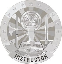 Векторный клипарт: U.S. Army Instructor Badge (AIB)