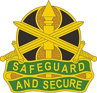 U.S. Army 785th Military Police Battalion, distinctive unit insignia - vector image