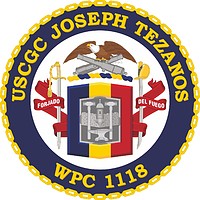 Векторный клипарт: U.S. Coast Guard USCGC Joseph Tezanos (WPC 1118), эмблема