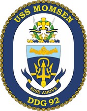 U.S. Navy USS Momsen (DDG 92), emblem