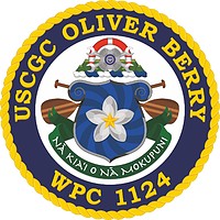 Векторный клипарт: U.S. Coast Guard USCGC Oliver Berry (WPC 1124), эмблема