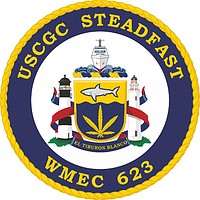 U.S. Coast Guard USCGC Steadfast (WMEC 623), эмблема - векторное изображение