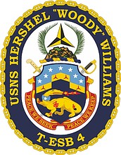 U.S. Navy USNS Hershel Woody Willilams (T-ESB 4), emblem